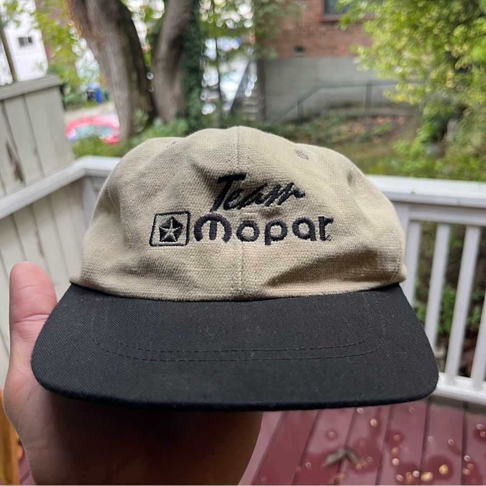 Vintage Team MoPar Low Profile Unstructured Canvas SnapBack (Made in USA 🇺🇸)